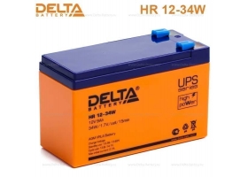 Аккумуляторная батарея для ИБП Delta HR12-34W   12V/9A