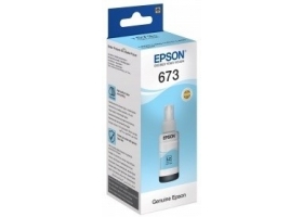 ЧЕРНИЛА EPSON C13T67354A Светло-голубой (L800) 70 ml