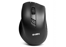 Мышь беспроводная Sven RX-325, 1000/1600dpi, 4 клавиши, USB чёрн