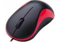 Мышь оптическая Oklick 115S Optical Mouse Black/Red 1000dpi USB