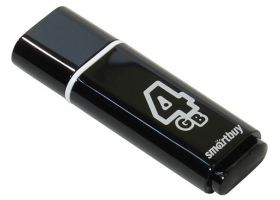 4GB USB 2.0 Smartbuy Glossy Черный