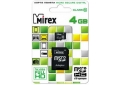 MicroSD 4GB Mirex с адаптером SDHC Class 10(13613-AD10SD04)
