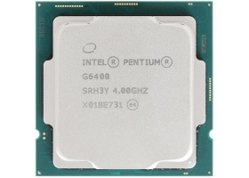 Socket 1200 Intel Pentium G6400 4,0GHz/4MB, OEM, двухядерный