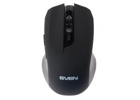 Мышь беспроводная Sven RX-350, 1200/1800dpi, 6 клавиш, USB (цв.ч
