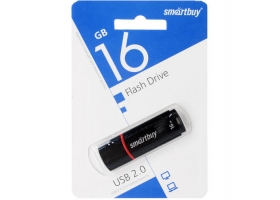 16GB USB 2.0 Smartbuy Crown Black (SB16GBCRW-K)