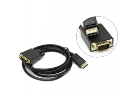 Кабель-переходник DisplayPort --> VGA_M/M 1,8м (VCOM CG607-1.8M)