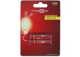 Аккумуляторная батарея  Finepower AAA 1.2V Ni-MH 600 mAh (2шт)
