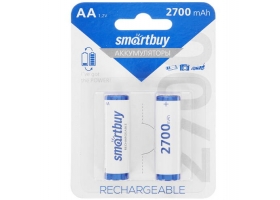 Аккумуляторная батарея Smartbuy AA/2BL NiMh 2700 mAh