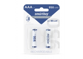 Аккумуляторная батарея Smartbuy AAA/2BL NiMh 950 mAh