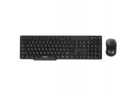 Клавиатура USB Smartbuy SBC-23374AG-K ONE черный +мышь (черный)