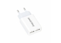 Сетевое ЗУ SmartBuy® FLASH, 2.1 А+1 А , белое, 2 USB (SBP-2011)/
