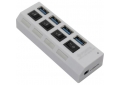 Разветвитель USB 3.0 HUB 4 порта Smartbuy с выключателем (SBHA-7