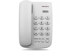 Телефон teXet TX-241 (Повт. наб., регулировка уровня нром., откл
