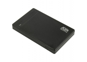 2,5\" USB -> to SATA, USB 3.0, AgeStar 3UB2P3 (пластик)  черный