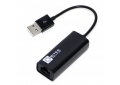 Сетевая карта USB 5Bites UA2-45-02BK, USB2.0 => RJ45 (10/100Mbps