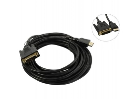 Кабель видео HDMI to DVI 5,0м 24 GOLD (интерфейсный для компьюте