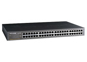 TP-Link 48 портов,10/100Mbps, неуправляемый,в стойку(TL-SF1048)
