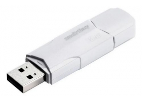 8GB USB 2.0 Smartbuy CLUE white (SB8GBCLU-W)