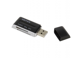 Кард-ридер 5BITES RE2-102BK (all-in-1) + USB черный USB2.0
