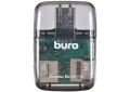 Устройство чтения/записи Card Reader BURO CR-110 Micro SD,SD,MS