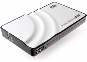 2,5\" USB -> to SATA, USB 3.0/2.0, AgeStar 3UB2P серебристый