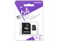 MicroSD 64GB Smartbuy SDXC Class 10 U3 V30 SDXC для видеонаблюде