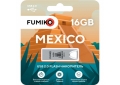 Накопитель USB Flash Drive FUMIKO 16GB MEXICO  USB 2.0 серебрист