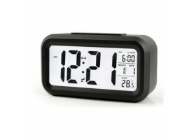Часы-будильник Crystal Device черные