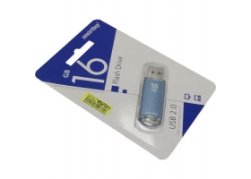 16GB USB 2.0 Smartbuy V-Cut Blue (SB16GBVC-B)