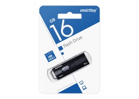 16GB USB 3.0 Smartbuy IRON-2 Metall Black (SB16GBIR-2K)