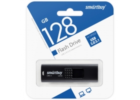 128GB USB 3.0 Smartbuy Fashion Black (SB128GB3FSK)