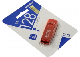 128GB USB 3.0 Smartbuy Twist Red (SB128GB3TWR)