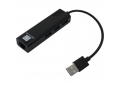 Сетевая карта USB USB2.0 => RJ45 + HUB 3хUSB 2.0 (100Mbps)