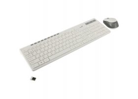 Genius SlimStar 8230 Беспроводная+ мышь  USB (White gray)