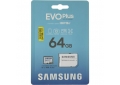 MicroSD 64GB Samsung EVO Plus UHS-I+адаптер MB-MC64KA/AP