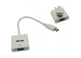 Кабель-переходник HDMI (M)-->VGA(F) 0.1 метр (VCOM CG558)