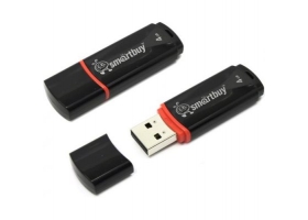 4GB USB 2.0 Smartbuy Crown Black (SB4GBCRW-K)