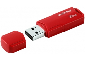 32GB USB 2.0 Smartbuy CLUE Red (SB32GBCLU-R)