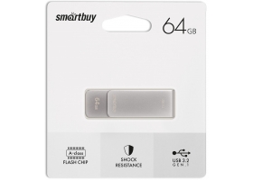 64GB USB 3.0 Smartbuy M1 metal Grey (SB64GBM1G)