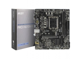 Socket 1700 MSI PRO H610M-E PCI-E/PCI-e/2DDR5-5600/M.2/HDMI/VGA