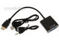 Кабель-переходник HDMI(M)-->VGA(f), GoPower 00-00027496