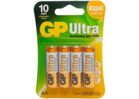 Батарейка GP Ultra Alkaline AA (LR06), 1.5V