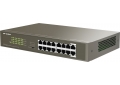 IP-COM 16 портов 1000Mbps, PoE,135 Вт,настольный, в стойку G1116