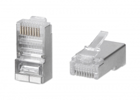 Коннектор RJ-45,Кат5 (8p8c) ЭКРАНИРОВАННЫЙ