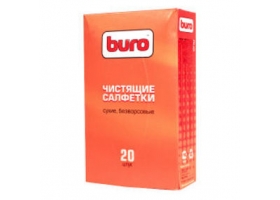 Салфетки чистящие сухие безворсовые BURO Bu-Udry