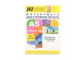 Hi-Image Paper A5, глянцевая односторонняя,210 г/м2, 50л
