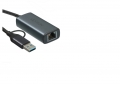 Сетевая карта USB USB3.0 => RJ45+TypeC (2500Mbps) KEYRON