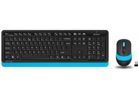 A4Tech Fstyler FG1010 беспроводная+мышь (black/blue)