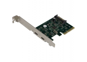 Контроллер PCI-e -> 2USB3.1 Type-C ext, ExeGate EXE-313