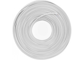 Кабель телефонный 4-х жильный, 100м., 2 пары, плоский